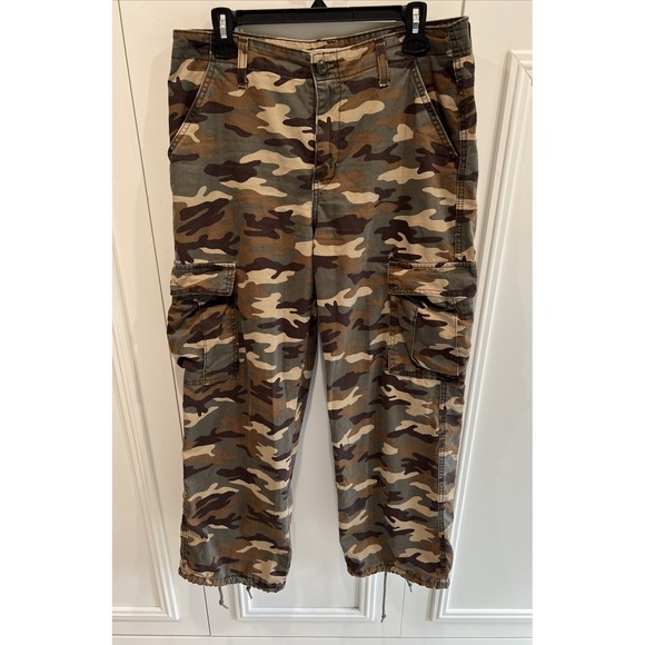 Levi's Other - Levis Baggy '94 Camo Cargo Pants Mens 29x30 Military Paratrooper Camouflage